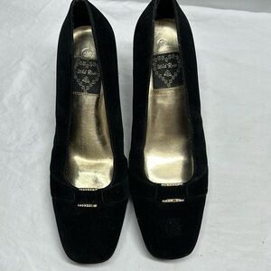 Wild Rose 40’s Style Square Toe Heeled Shoes, 8